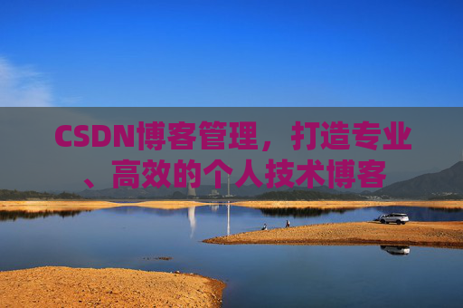 CSDN博客管理,打造专业、高效的个人技术博客